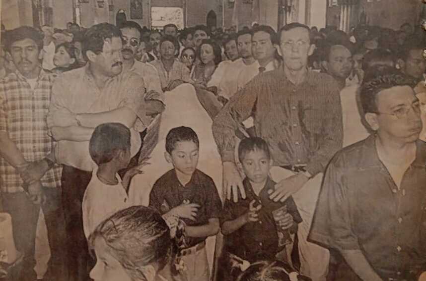 Entierro de Marco Antonio Chalitas