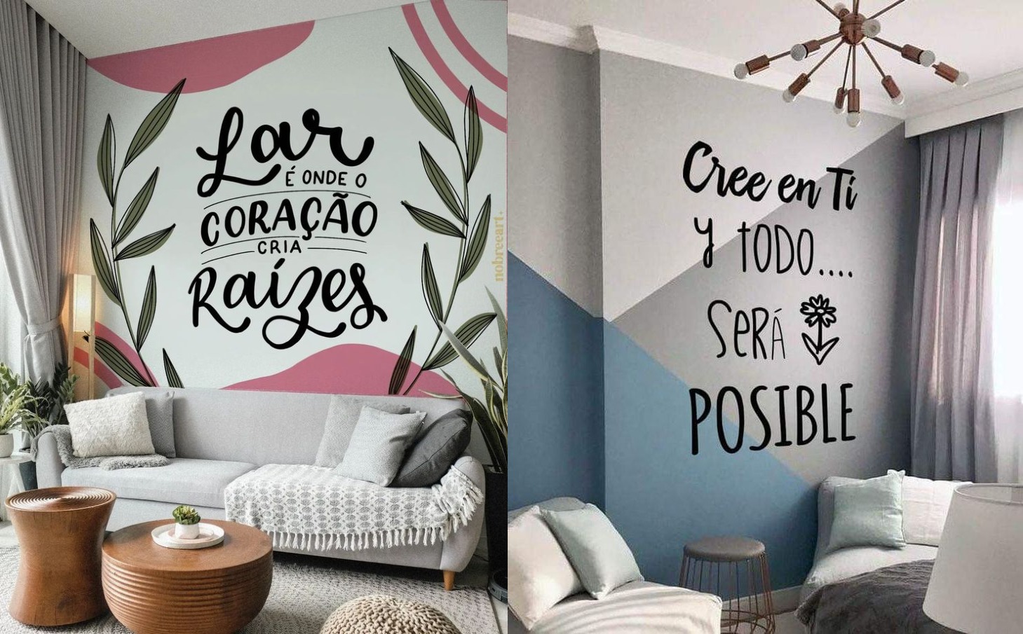 Pinta tu cita favorita en la pared para siempre llenarte de buenas vibras