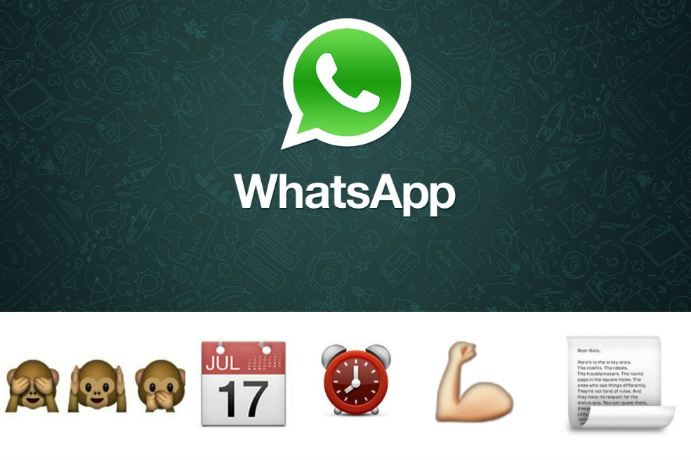 Curiosidades inadvertidas de los emoticones de WhatsApp