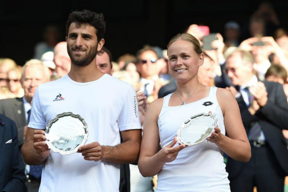 Robert Farah es subcampeón en dobles mixtos de Wimbledon