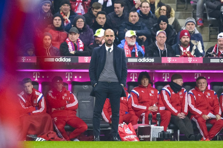 Pep Guardiola sufrió un leve accidente