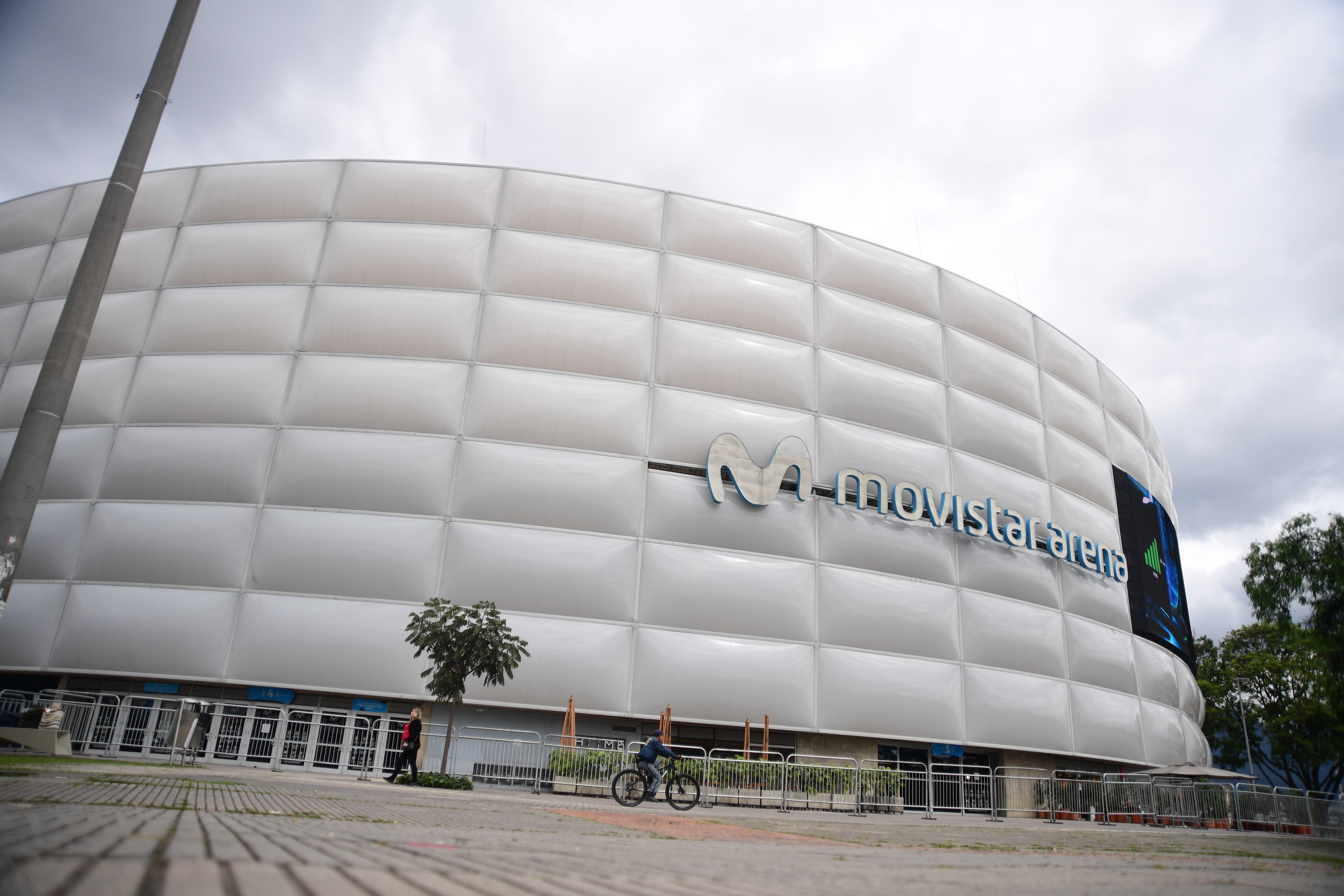 Fachada del Movistar Arena ubicado en Bogotá