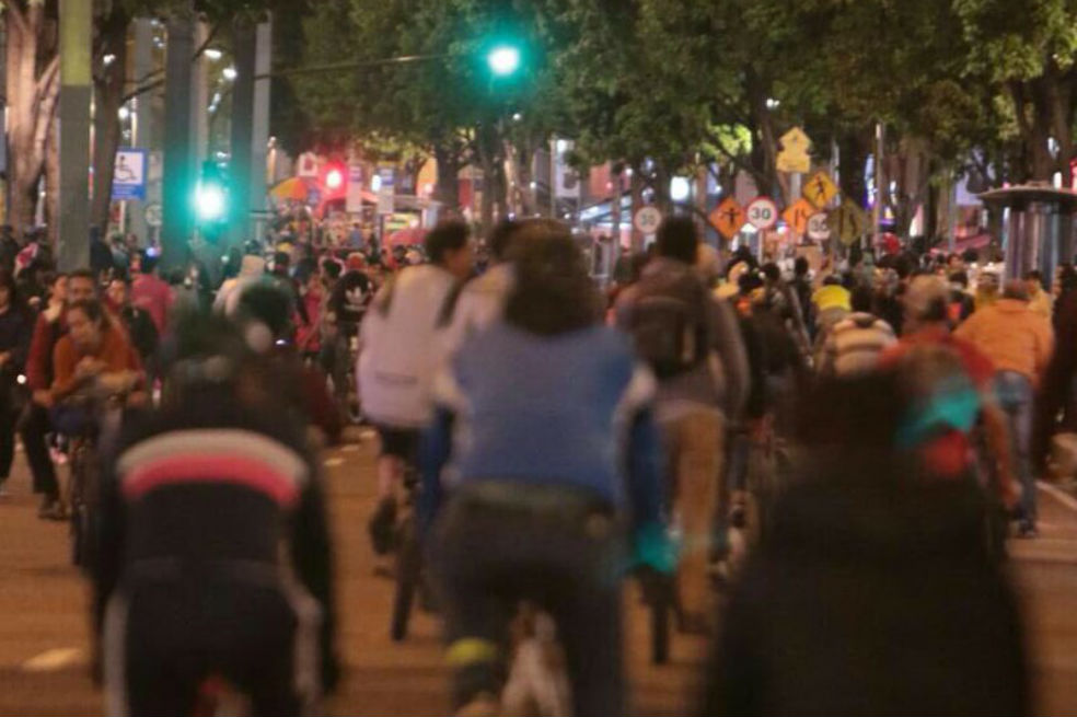 Distrito calcula que cuatro de cada 10 bogotanos participaron en ciclovía nocturna