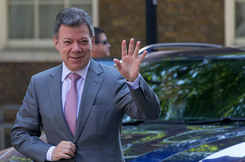 Santos: «que pongan de ejemplo la política social de Colombia es un orgullo»