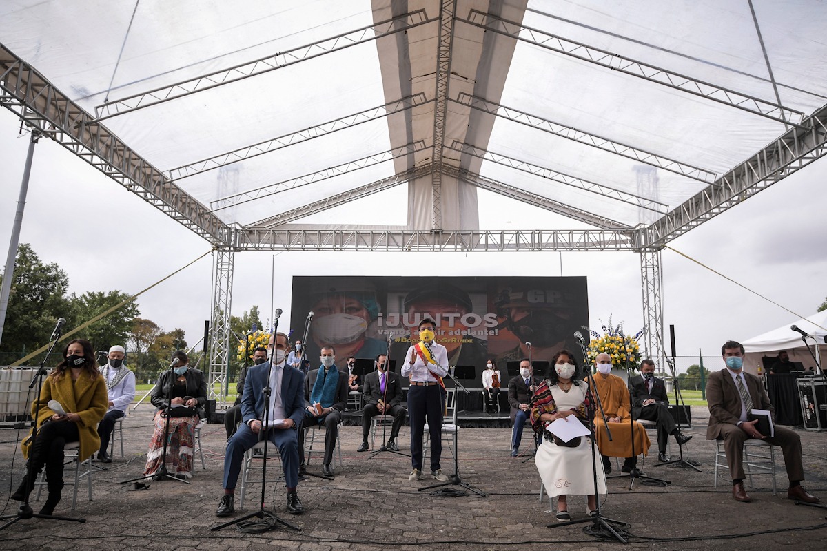 Con homenaje a las víctimas del COVID–19, comenzó celebración del cumpleaños de Bogotá