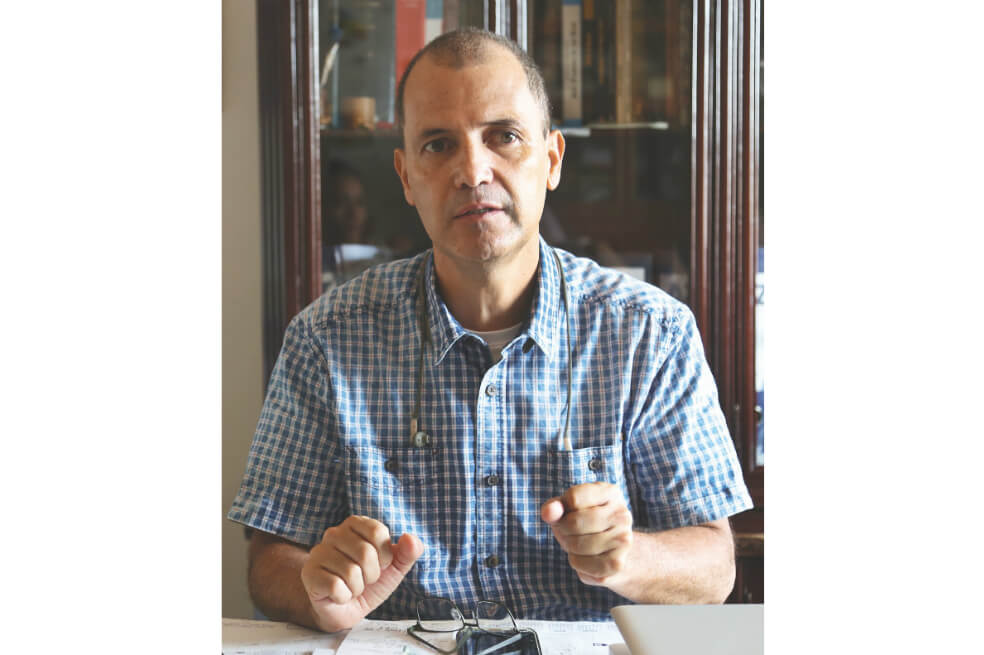 Wilfredo Cañizares, director de la Fundación Progresar.