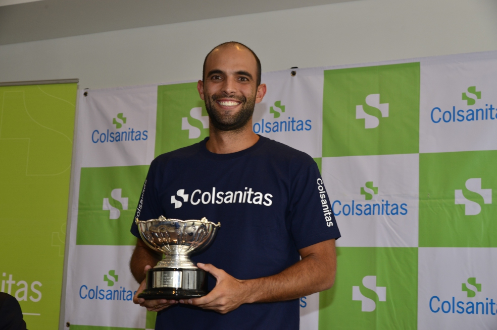 Juan Sebastián Cabal, tenista del equipo Colsánitas. / Prensa Colsánitas