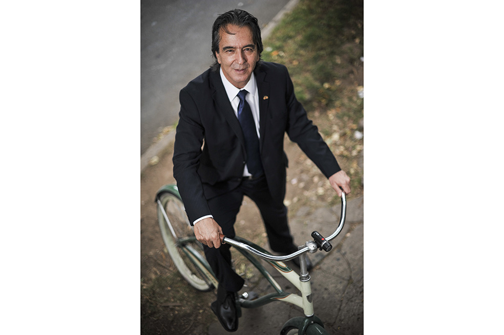 Agustín Moreno, la cabeza del ciclismo colombiano