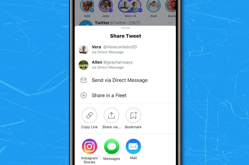 Adiós a los pantallazos: Twitter habilita opción de compartir trinos en Instagram