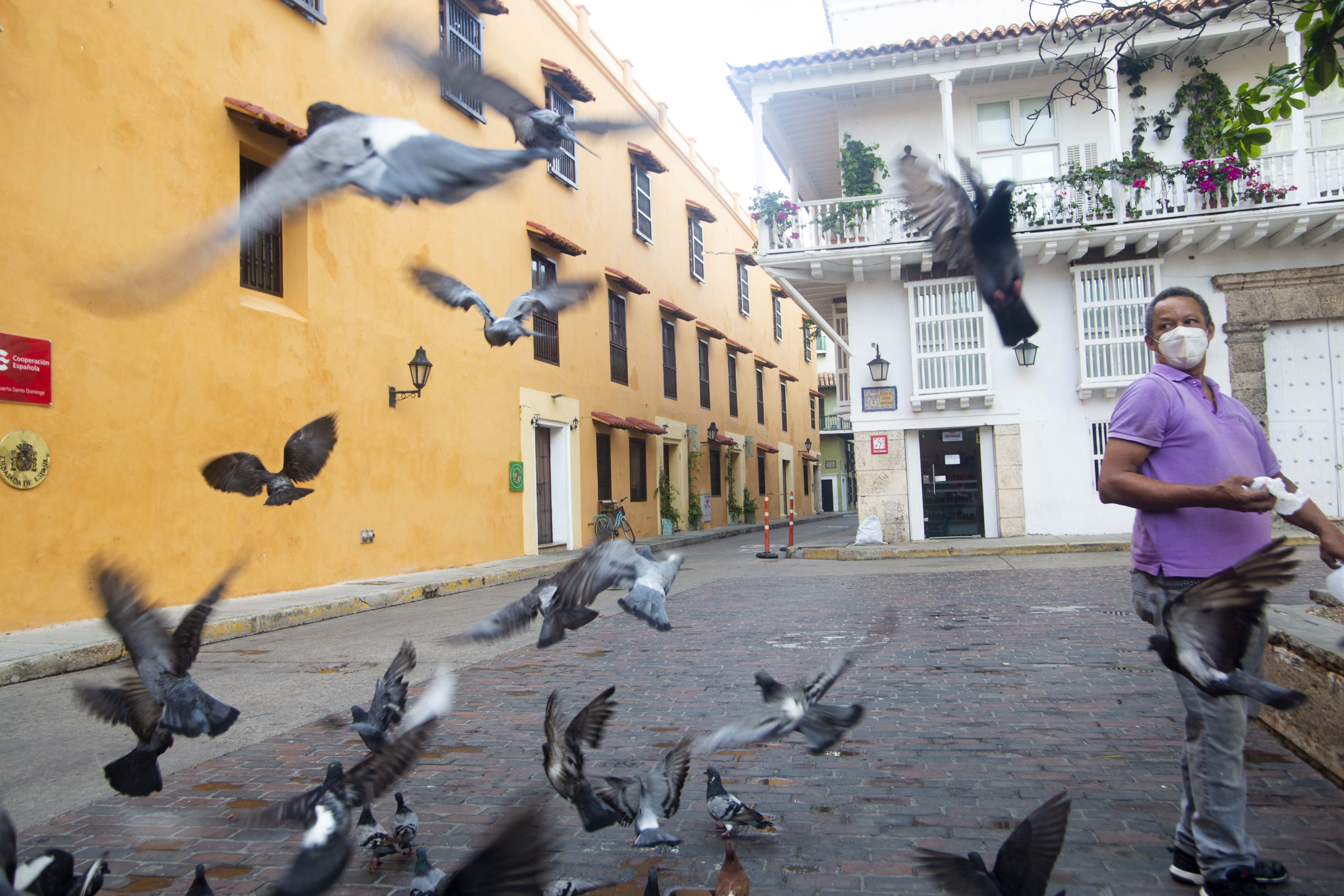 Así se vio Cartagena durante el toque de queda