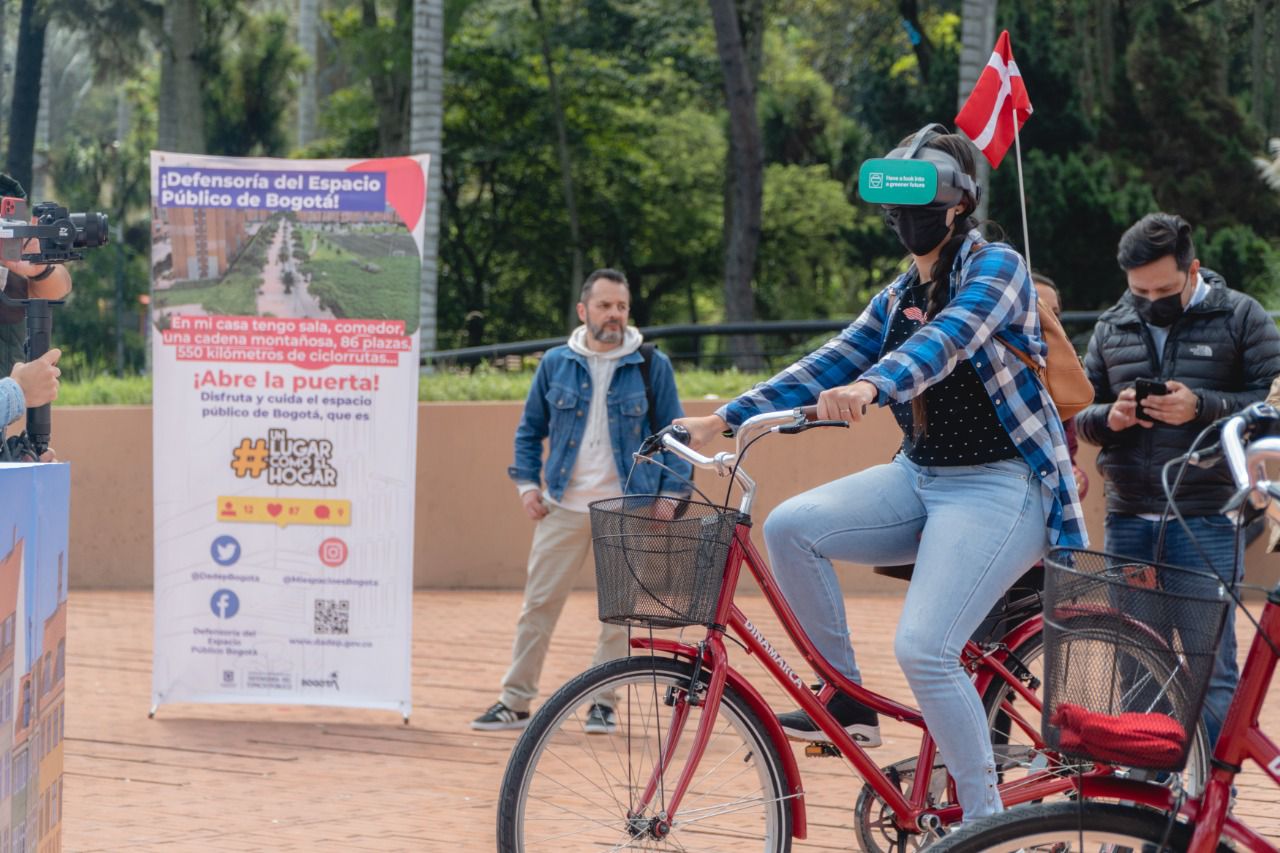 Recorra Copenhague en bicicleta en esta experiencia de realidad virtual en Bogotá