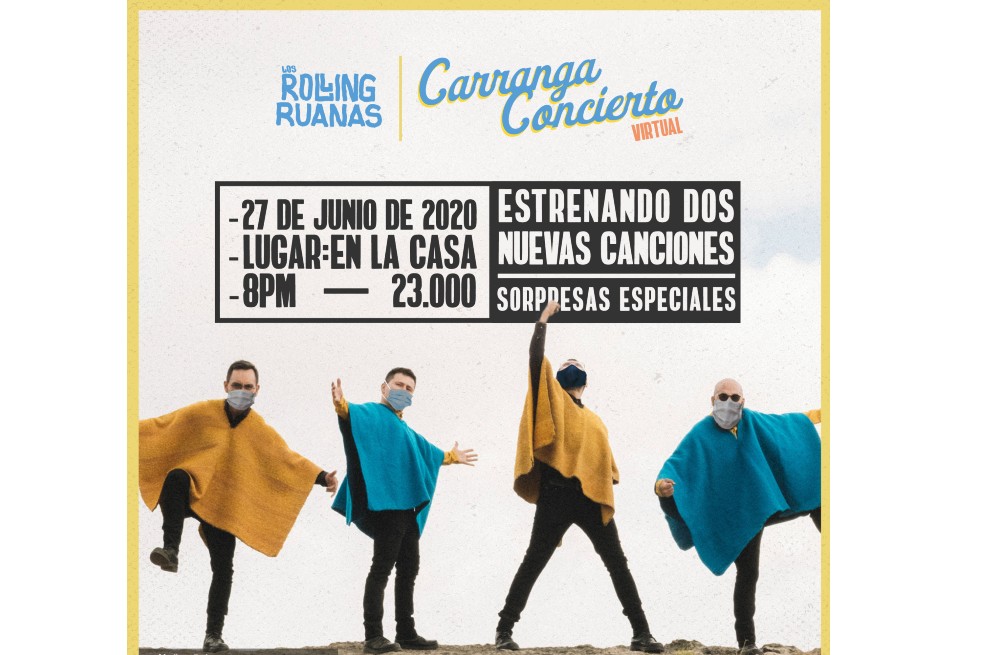 Los Rolling Ruanas ofrecen concierto virtual este sábado