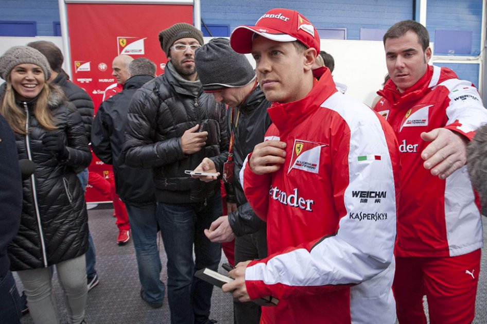 Sebastian Vettel, piloto de Ferrari. Foto: AFP
