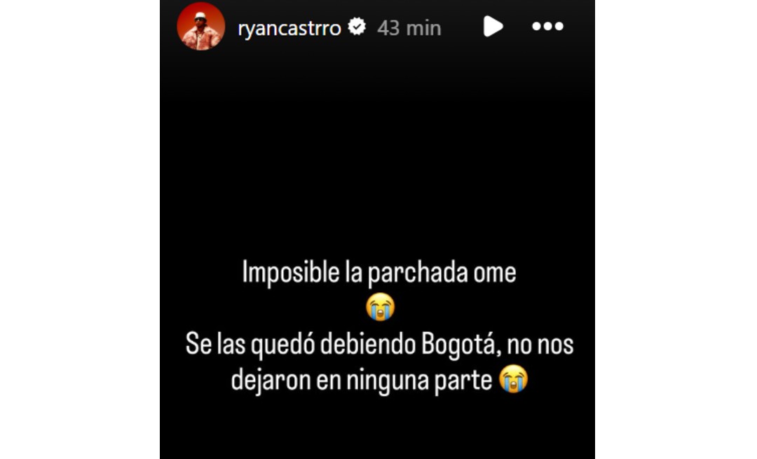 Ryan Castro se pronuncia.