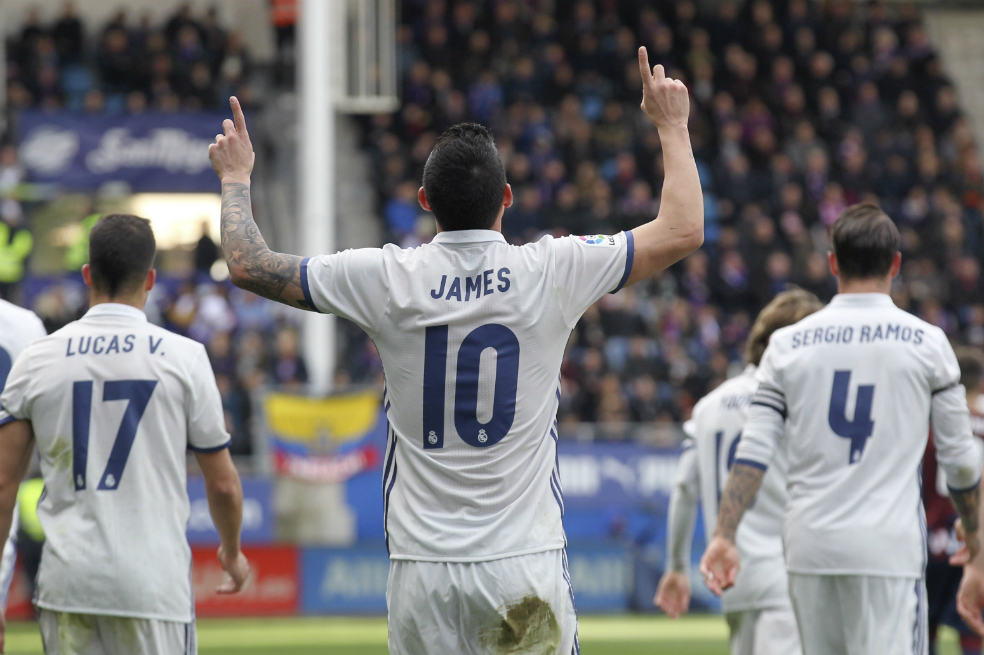 James: «Estoy feliz. Quiero seguir ayudando al equipo»