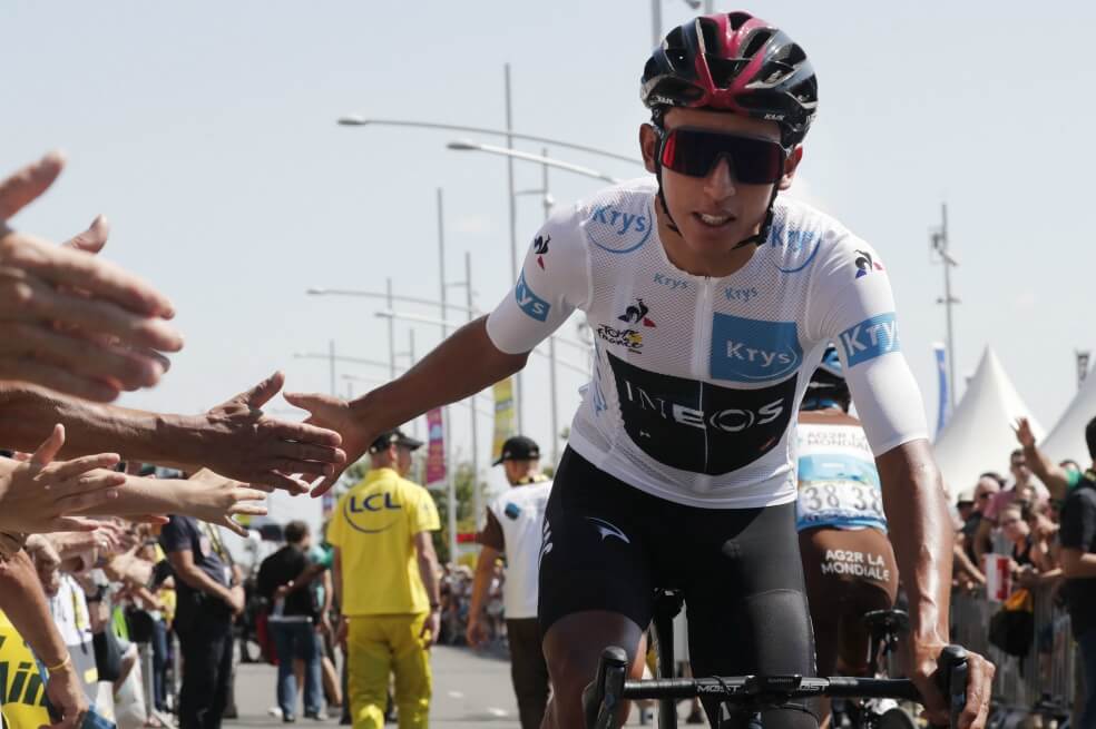 Egan Bernal es tercero de la general y el mejor joven en el Tour de Francia