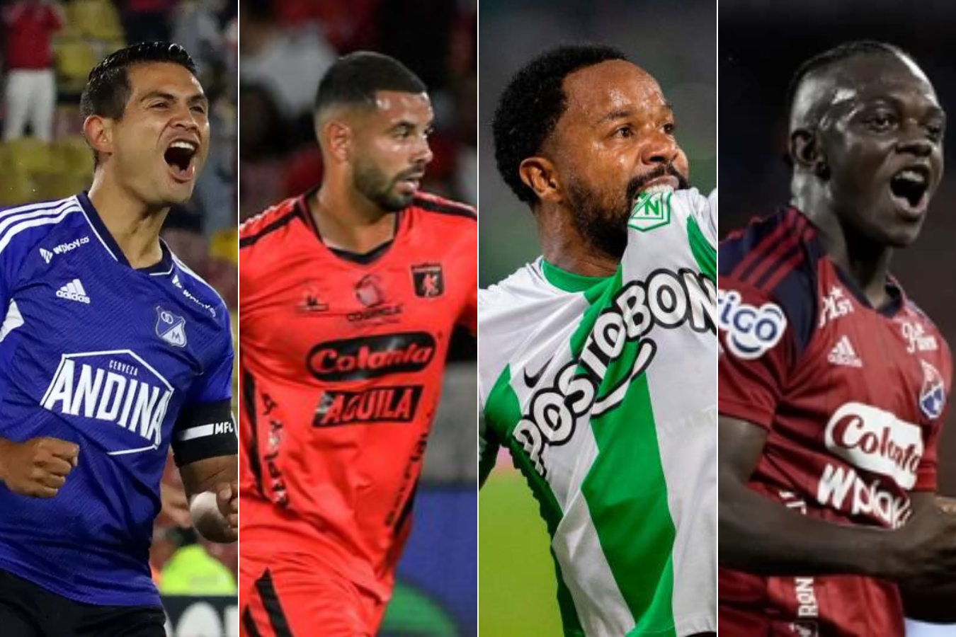 Millonarios, América de Cali, Atlético Nacional e Independiente Medellín son los equipos que conforman el Grupo B.