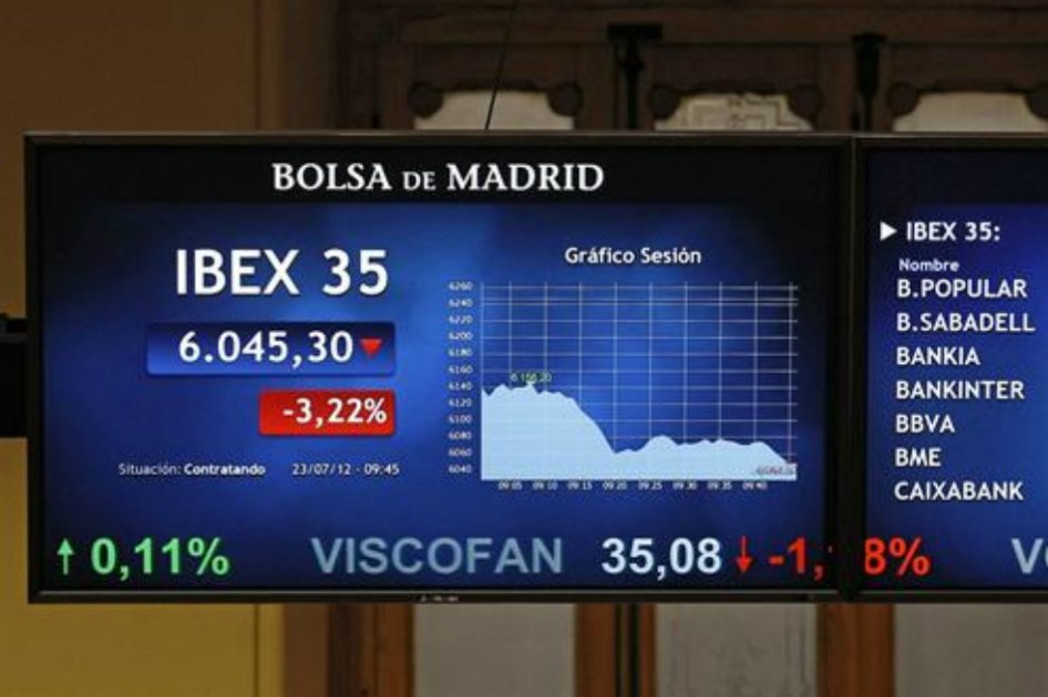 Principales bolsas europeas registran fuertes pérdidas