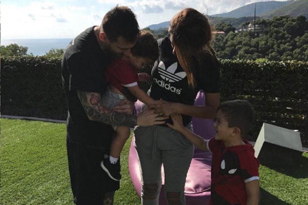 Messi y su esposa confirman la espera de su tercer hijo