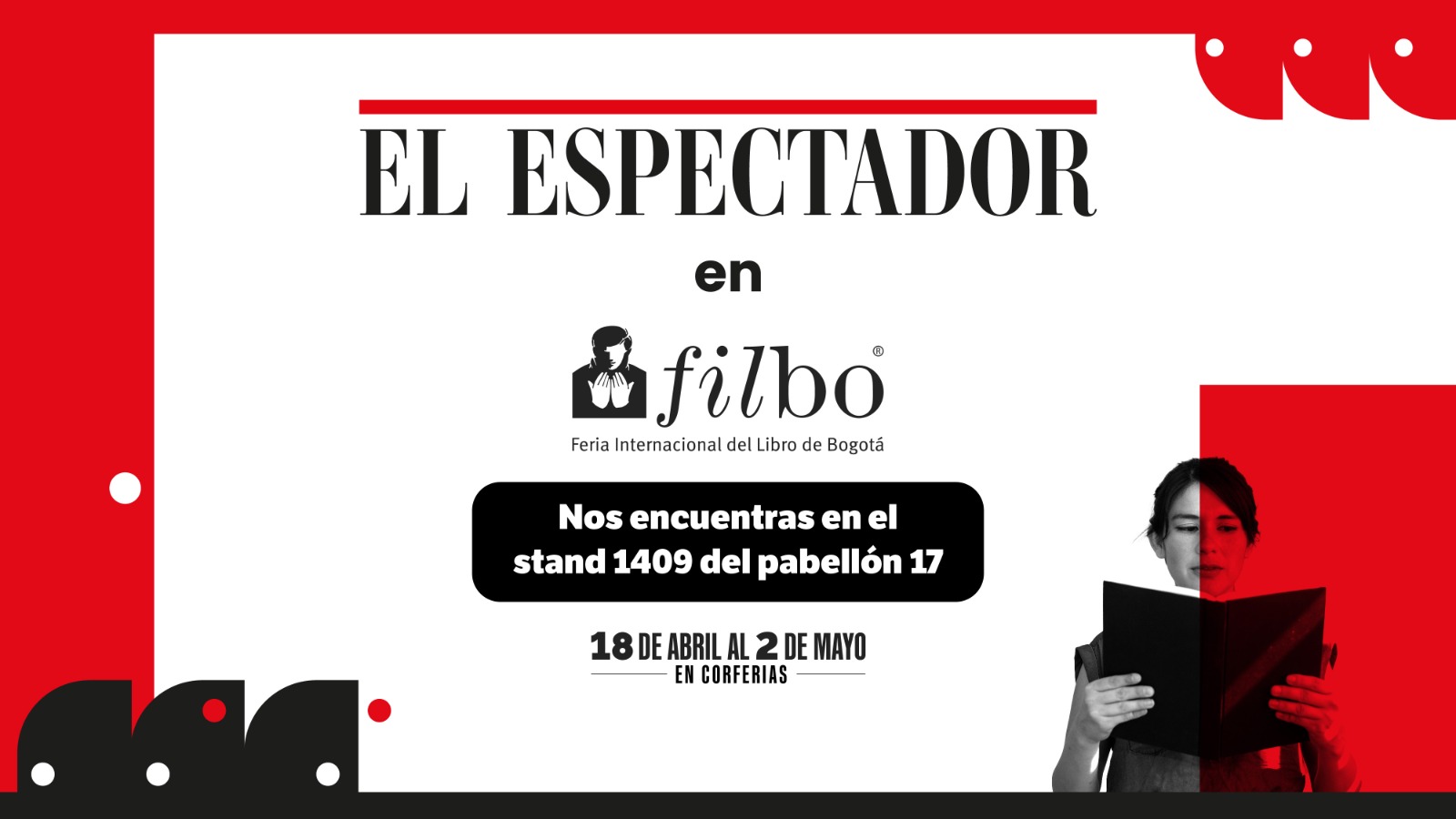 Prográmese con El Espectador en la FILBo, este 29 de abril