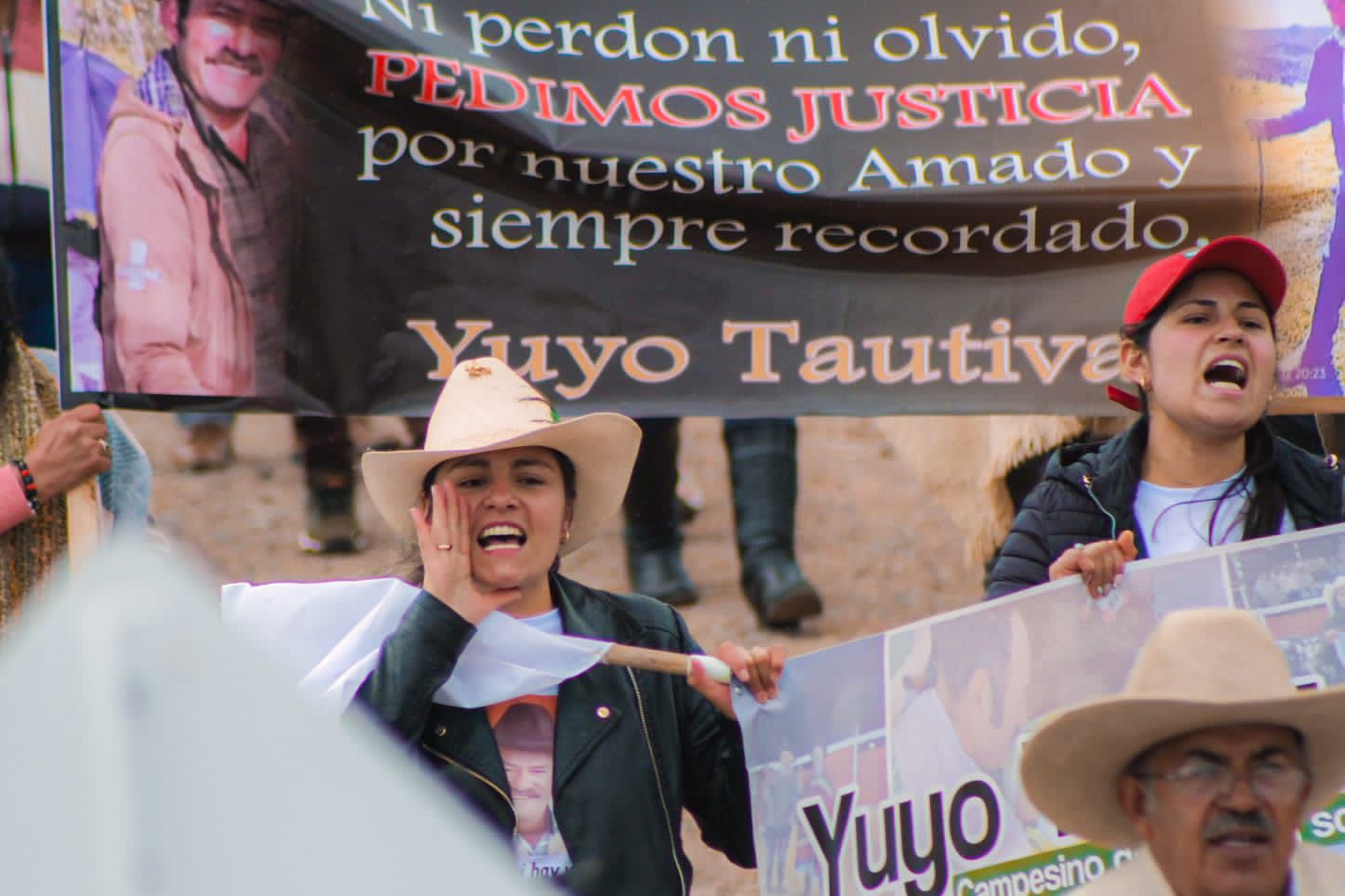 Familia del líder Carlos Julio Tautiva exigen justicia.