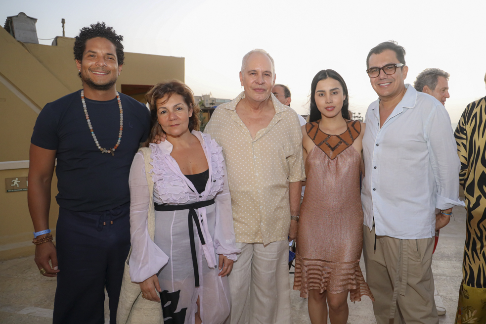 Amadou Díaz, Lina Cantillo, Hernan Zajar,Manuela Mejía y Jorge Galvez