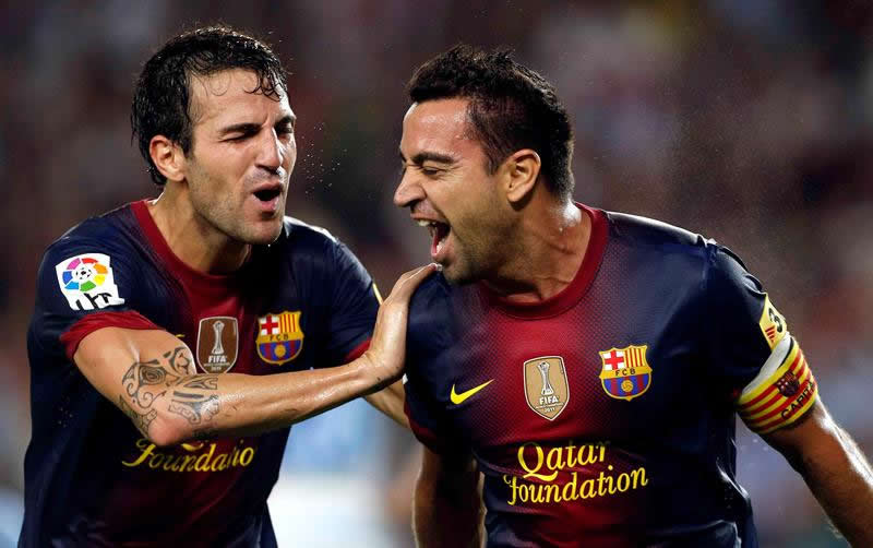 Xavi resuelve un partido muy complicado para el Barcelona