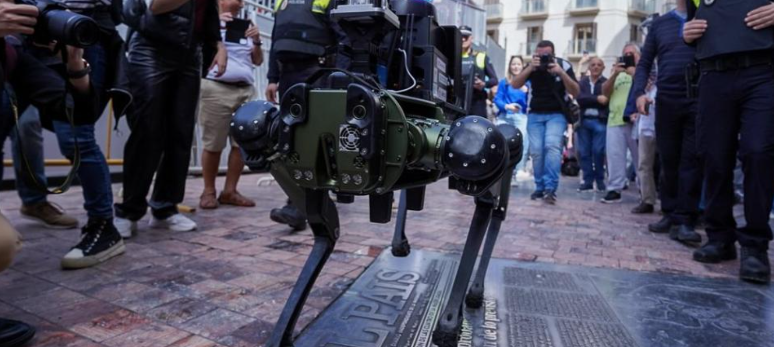 Perros robots: la nueva herramienta de la policía para detectar infracciones