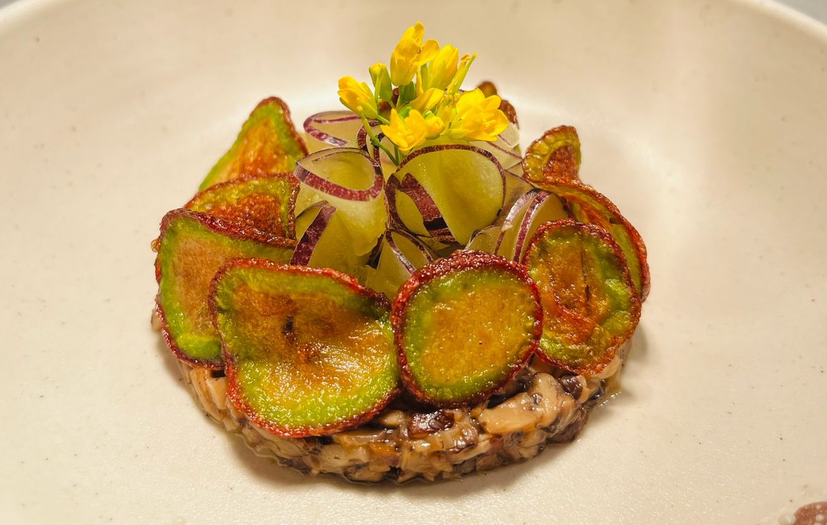 Duxelle de hongos shiitake y portobello