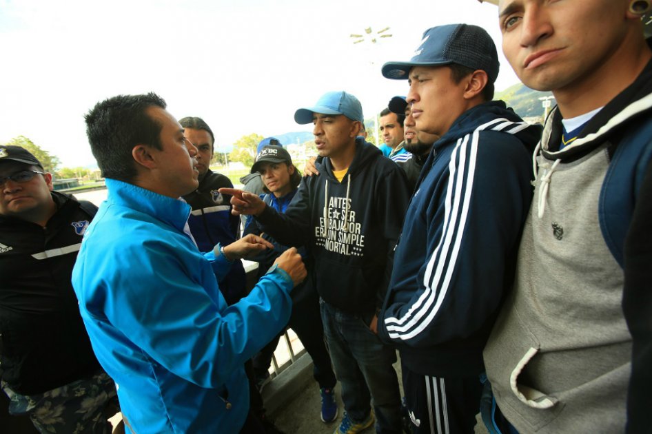 Comandos Azules se comprometieron a erradicar la violencia de El Campín