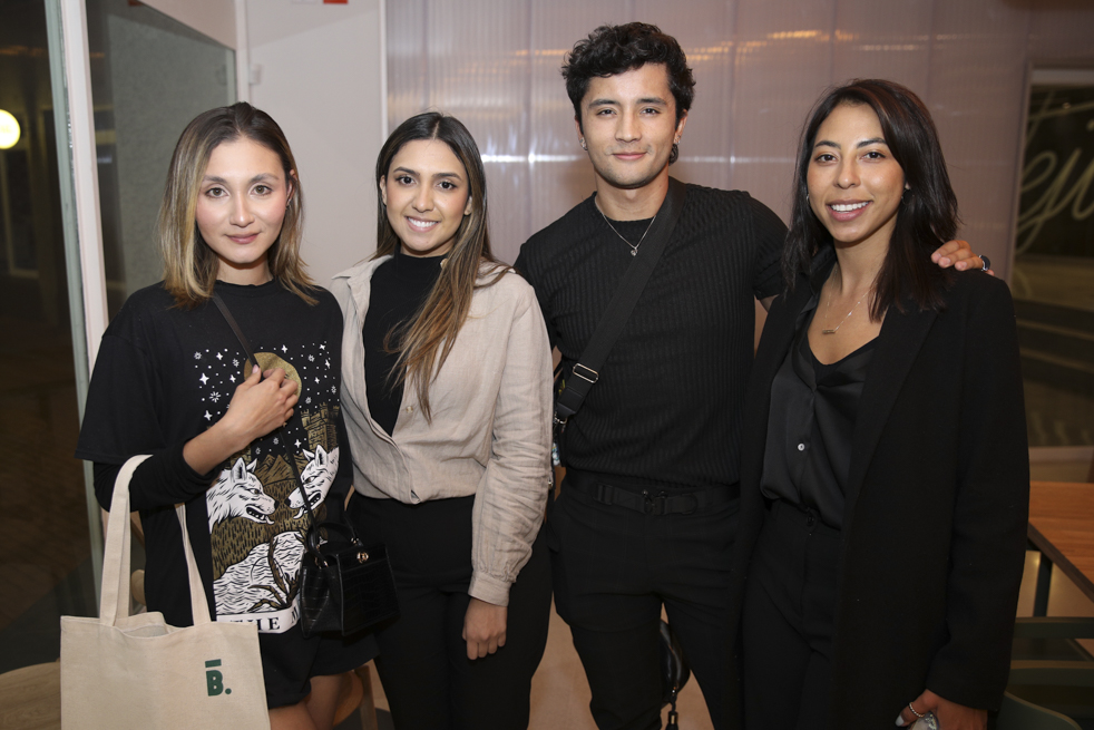 Ana María jara, Laura Daniela Rojas, Camilo Laverde y Estefanía Pabón