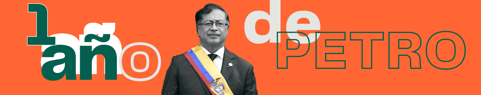 Banner para las notas Un año de petro