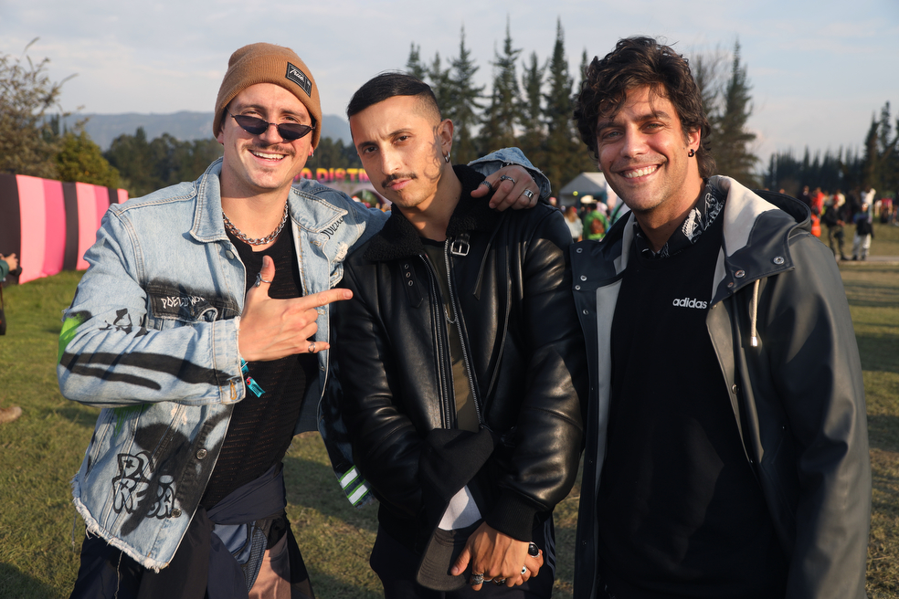 David Palacio, Erick Rodríguez y Juan Guilera