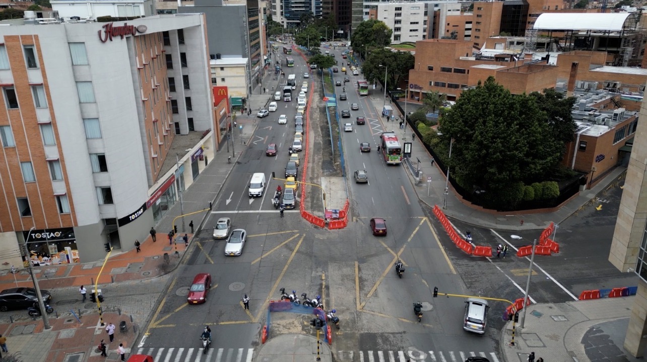 Conozca los nuevos cierres y desvíos en la Séptima por obras frente a la clínica Santa Fe