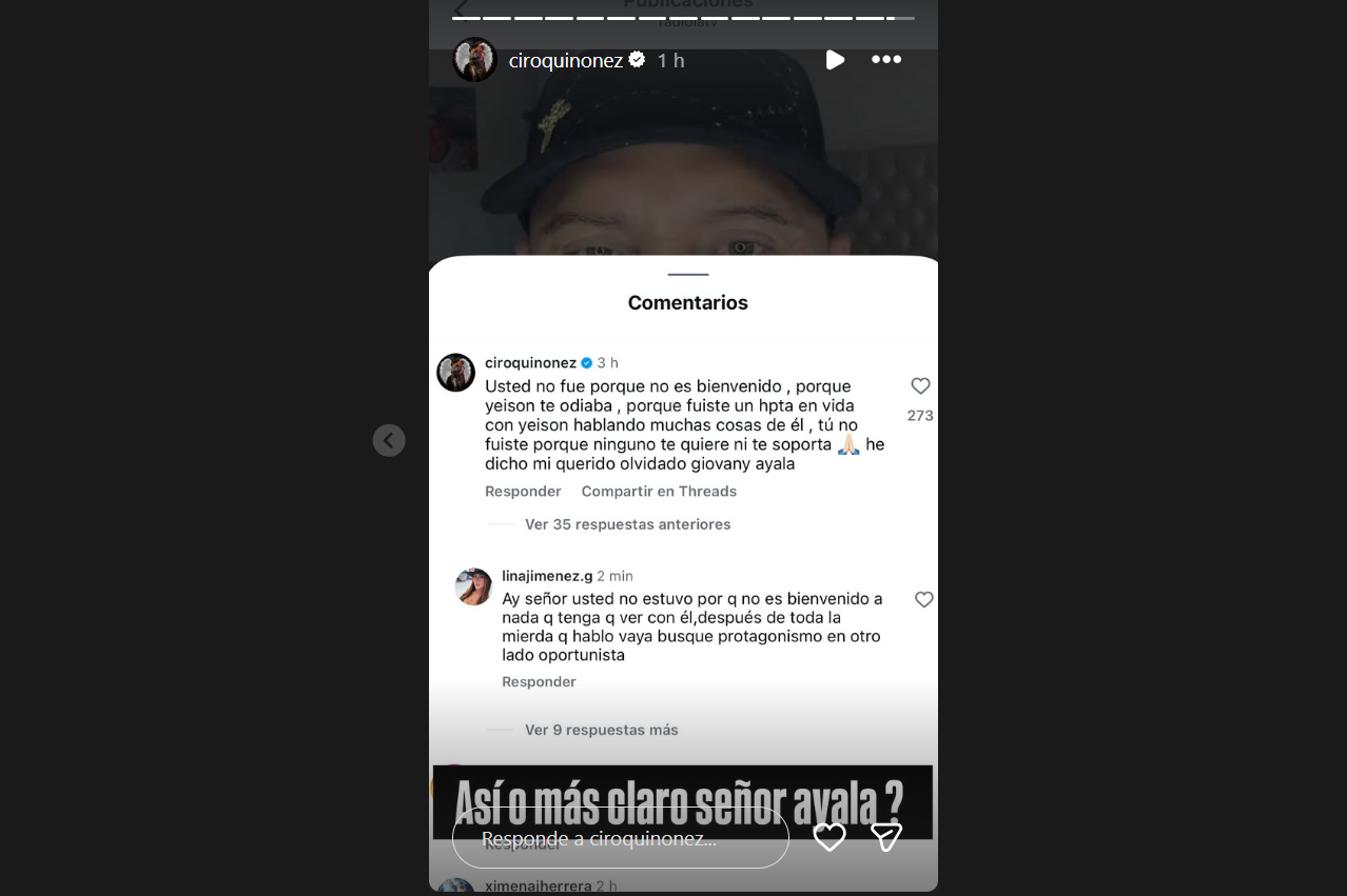Hermana de Yeison Jiménez respondió a críticas de Giovanny Ayala por homenaje al cantante