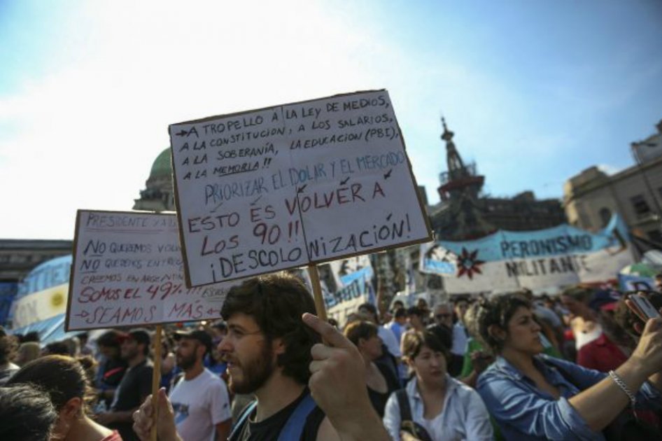 Argentina se prepara para marchas de sindicatos contra ajustes de Mauricio Macri
