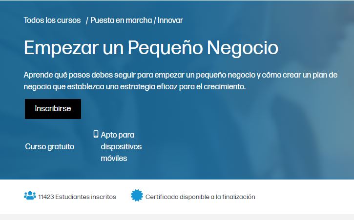 Curso gratis.