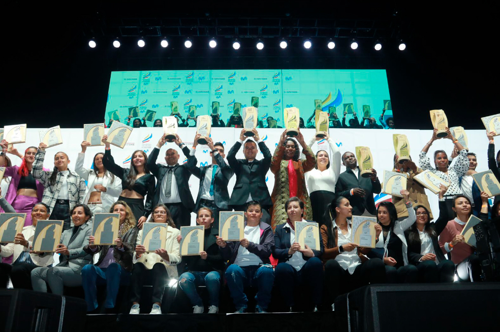 Los triunfadores en el Deportista del año El Espectador-Movistar 2022