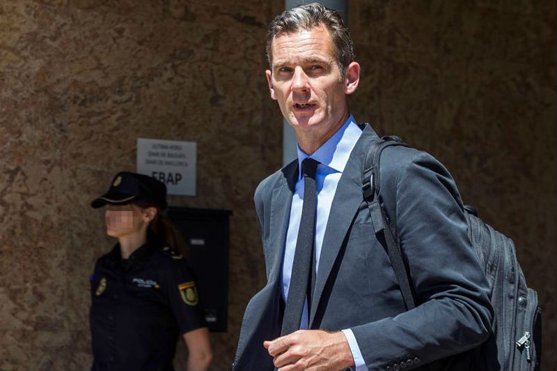 El cuñado del Rey de España, del palacio real a las puertas de la cárcel
