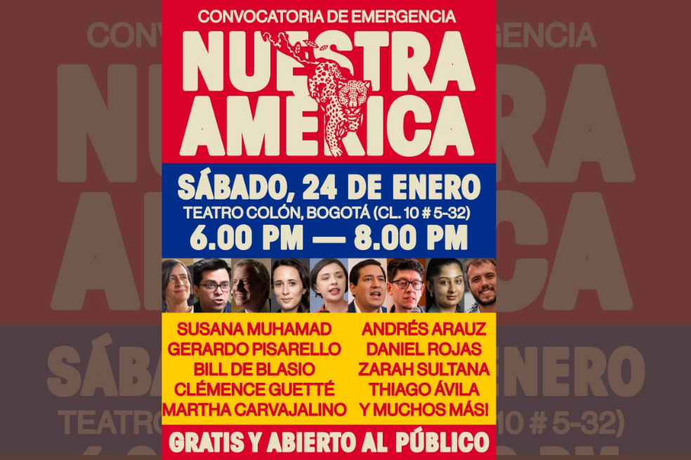 Cumbre Progresista en Bogotá desafiará la “Doctrina Monroe” de Donald Trump
