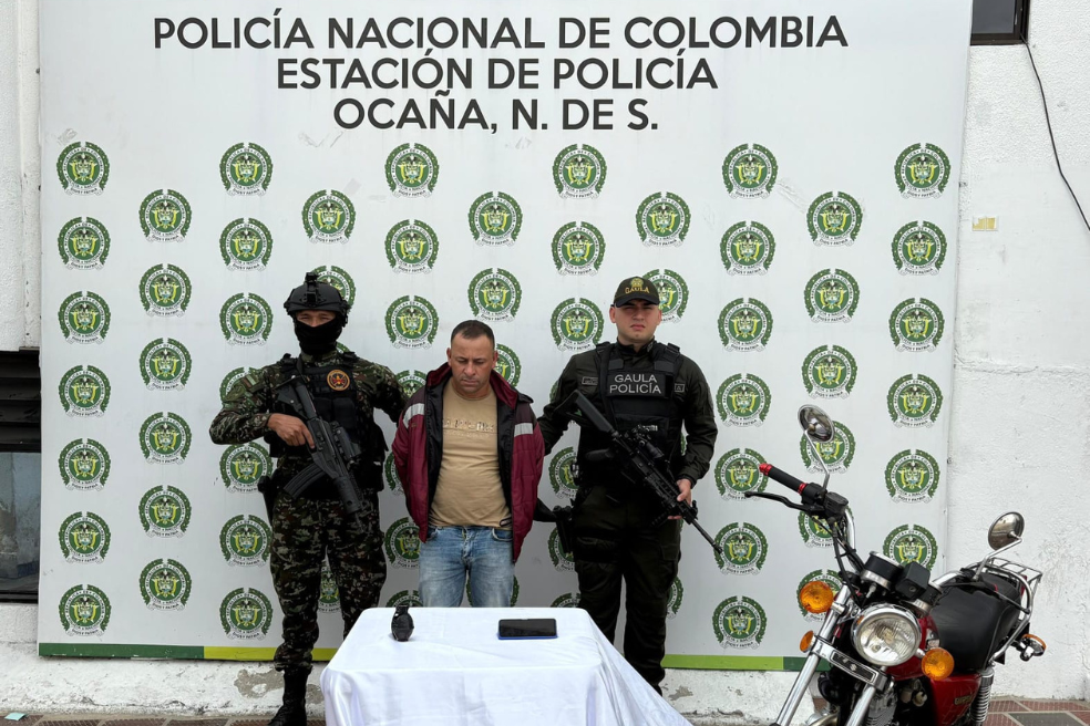 Capturan a “Ojitos”, señalado extorsionista del ELN en Norte de Santander