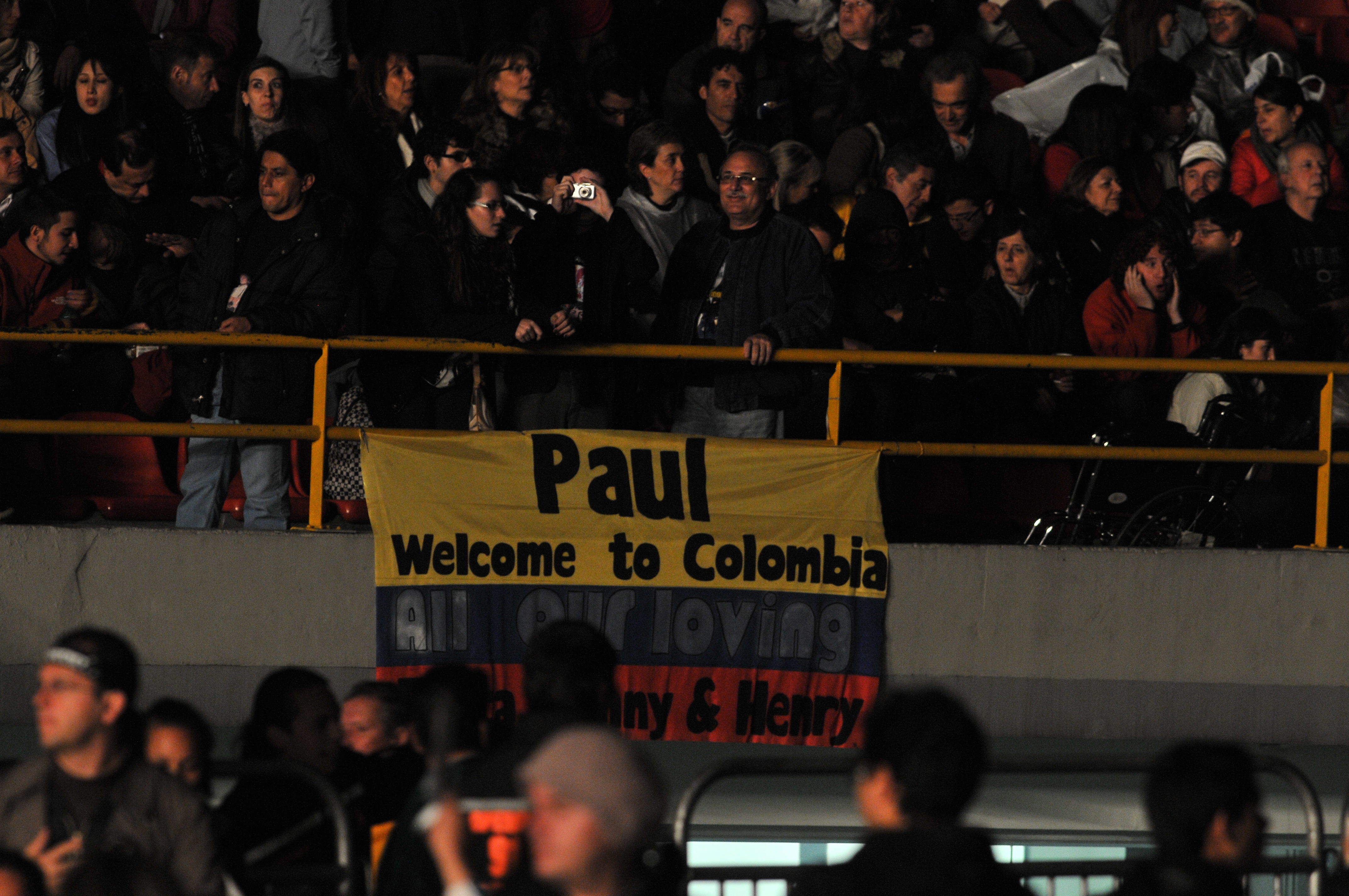 Paul McCartney en Bogotá