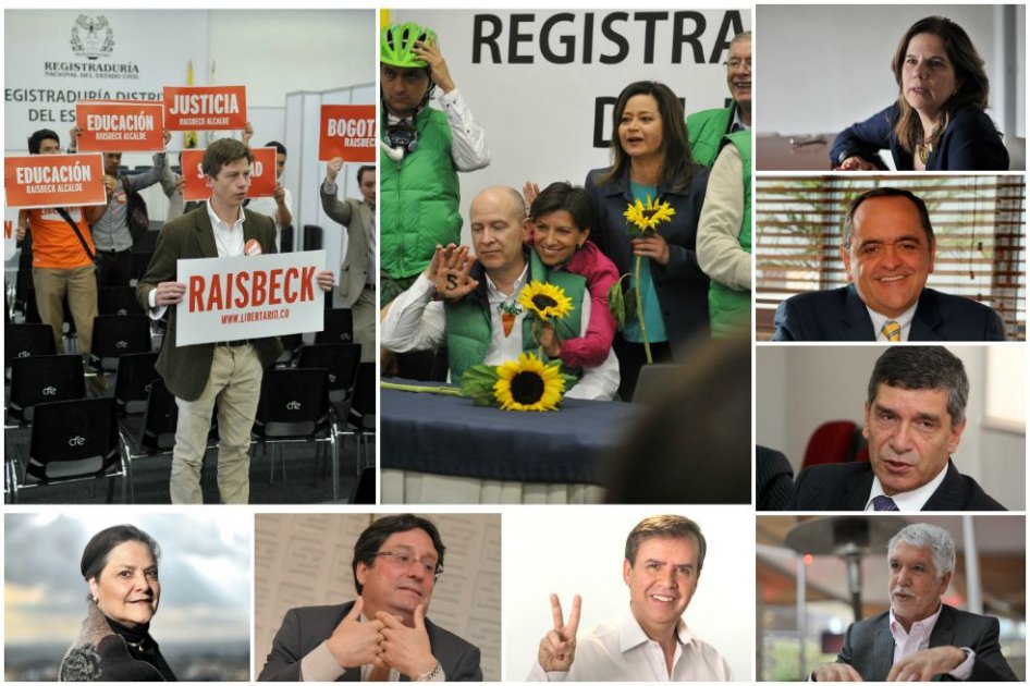 Hoy termina la inscripción de candidatos a la Alcaldía de Bogotá.