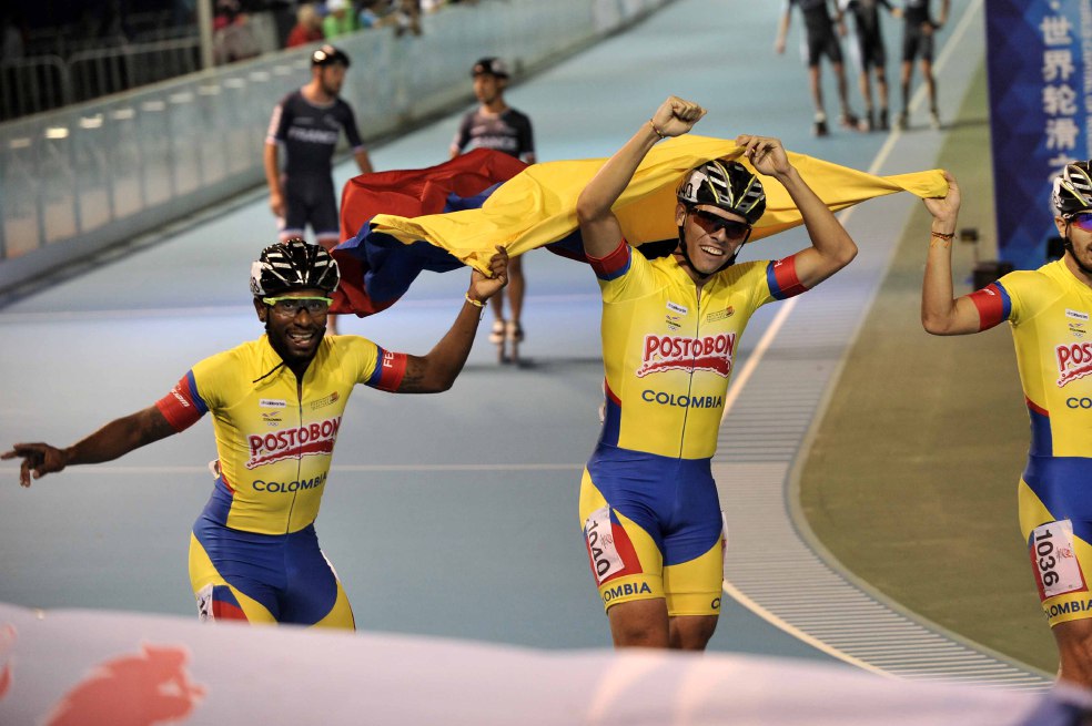 Mundial de Patinaje en China: Colombia voló en la pista