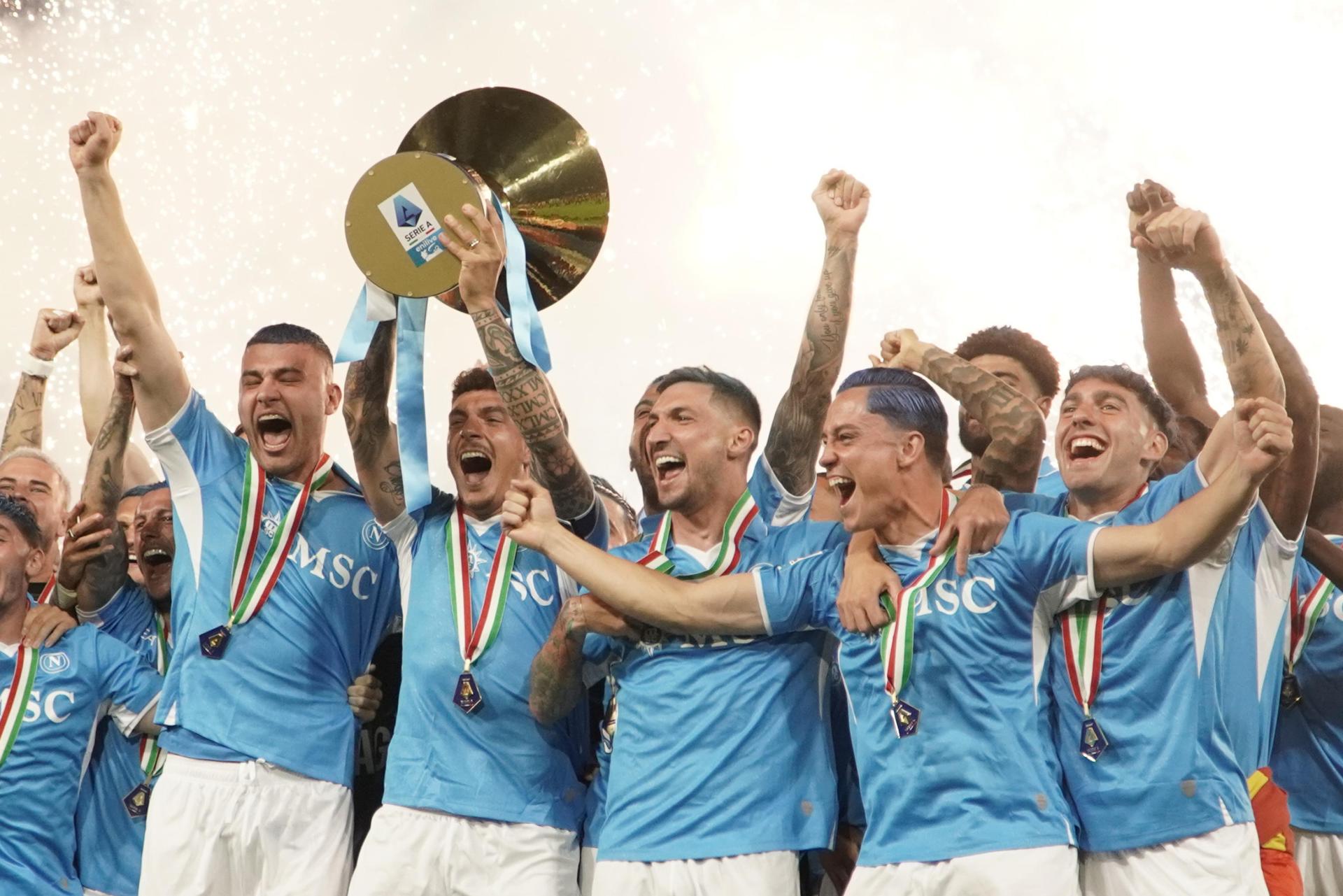 Napoli Campeón de la Serie A: venció a Cagliari y llegó a su cuarta liga en Italia