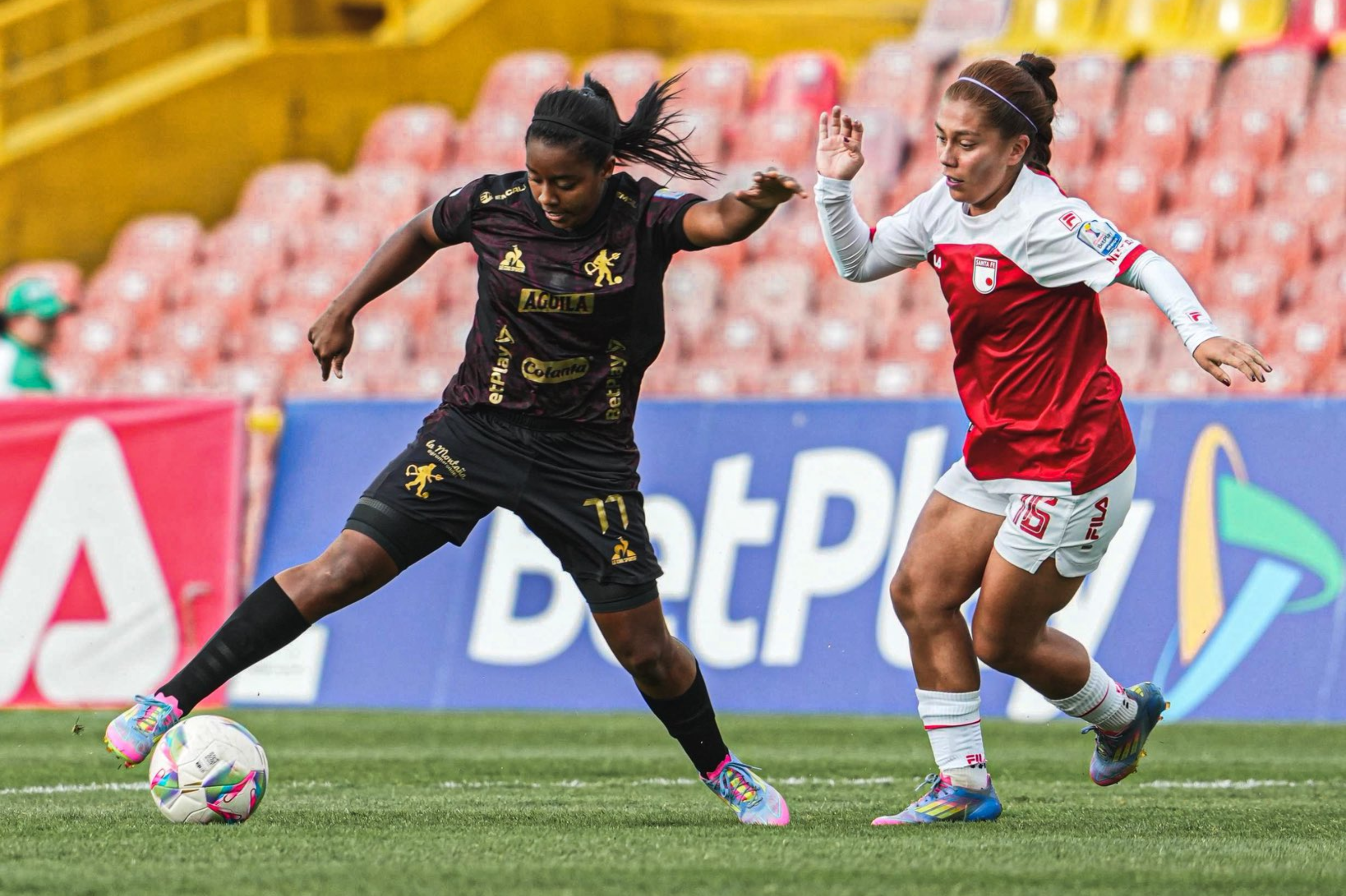 América le ganó a Santa Fe y apretó los cuadrangulares de la Liga Femenina