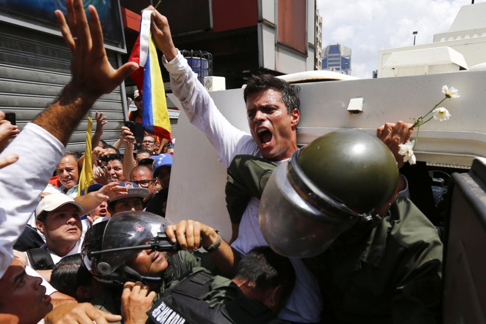 Leopoldo López, considerado uno de los presos políticos del país.