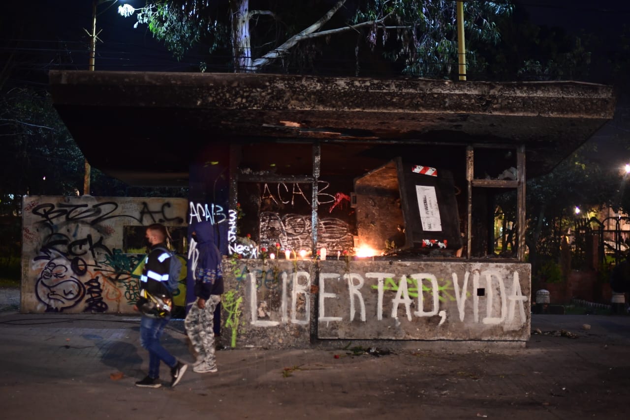 Un CAI incinerado