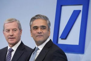 Dimiten los dos copresidentes del Deutsche Bank ante críticas de accionistas