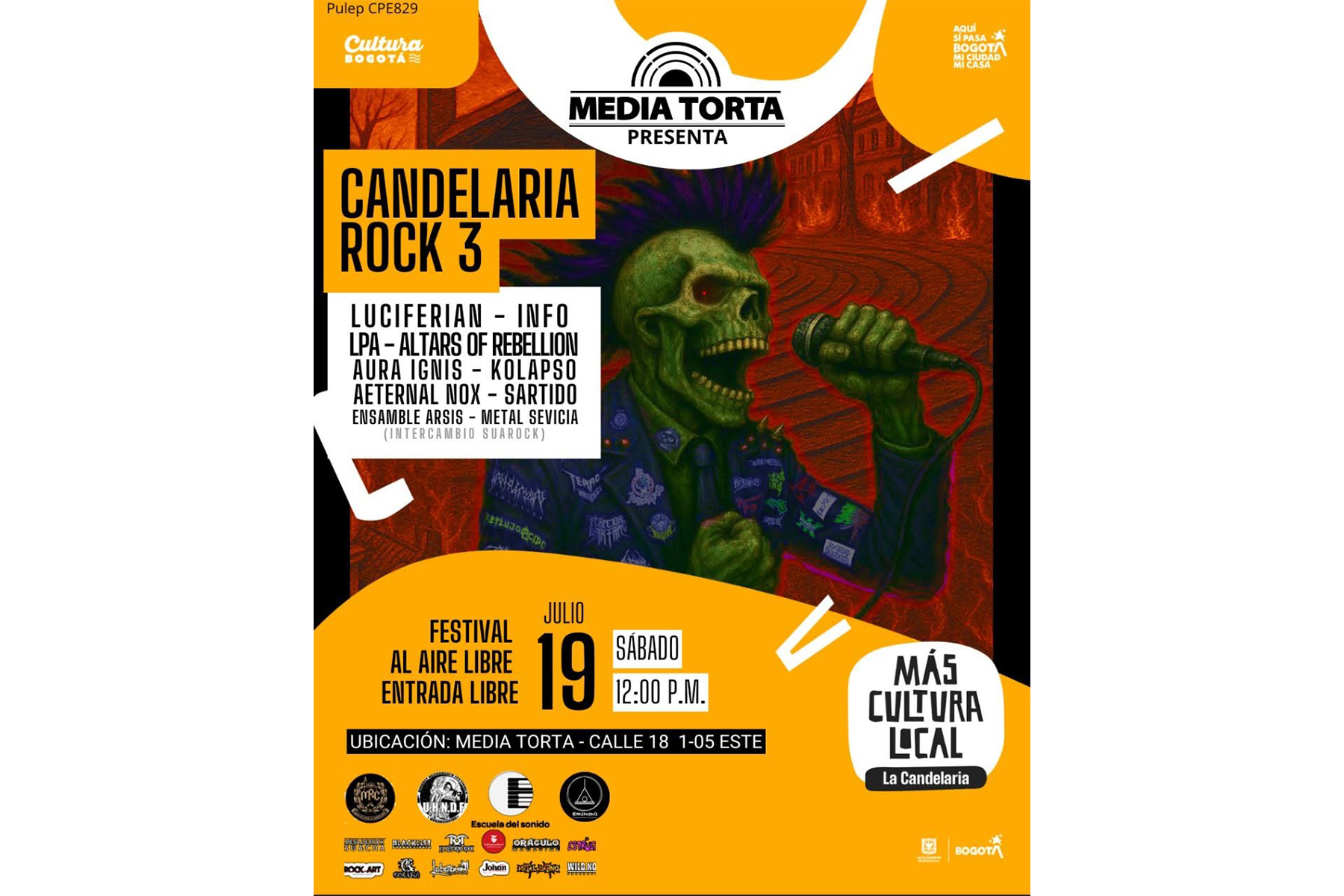 El rock nacional se vive en La Candelaria este sábado